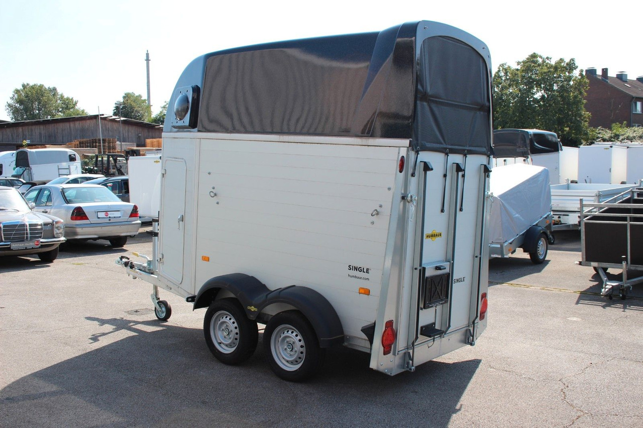 Прицеп для перевозки животных Humbaur Single Alu 1600 Pferdeanhänger Sattelkammer: фото 12