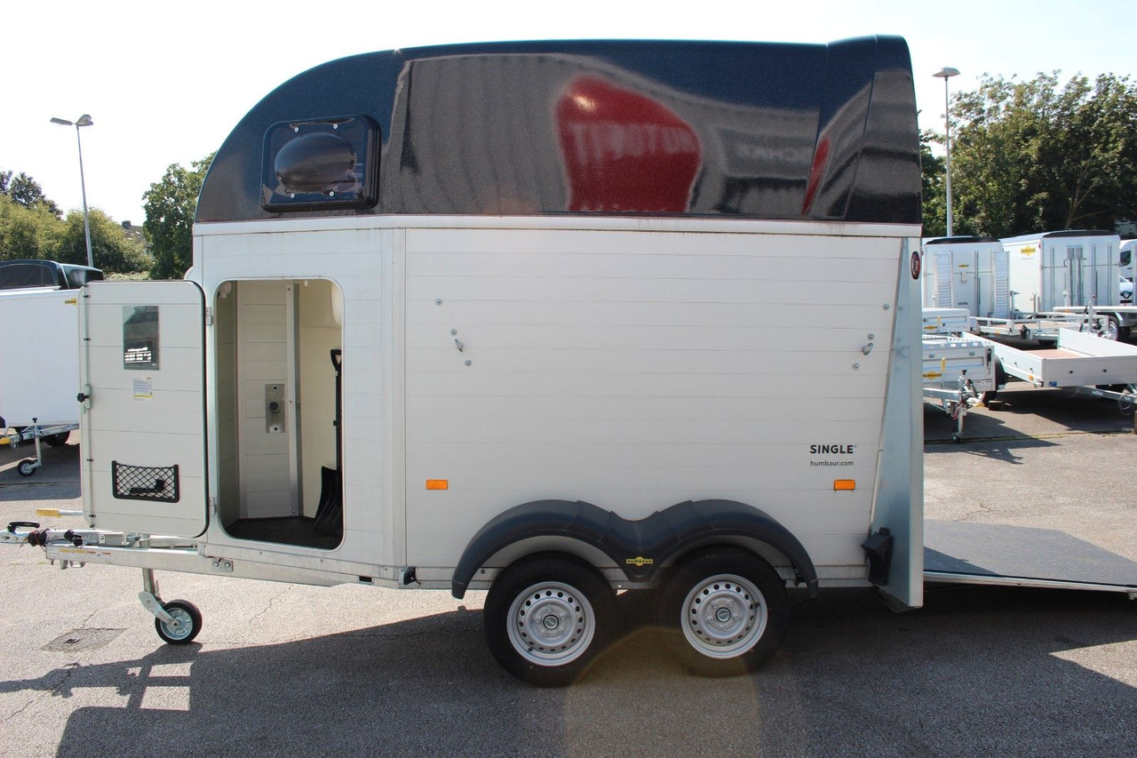 Прицеп для перевозки животных Humbaur Single Alu 1600 Pferdeanhänger Sattelkammer: фото 26