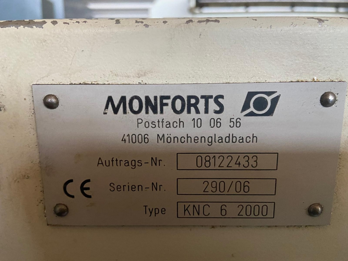 MONFORTS KNC 6-2000 - Металлообрабатывающий станок: фото 3 MONFORTS KNC 6-2000 - Металлообрабатывающий станок: фото 3