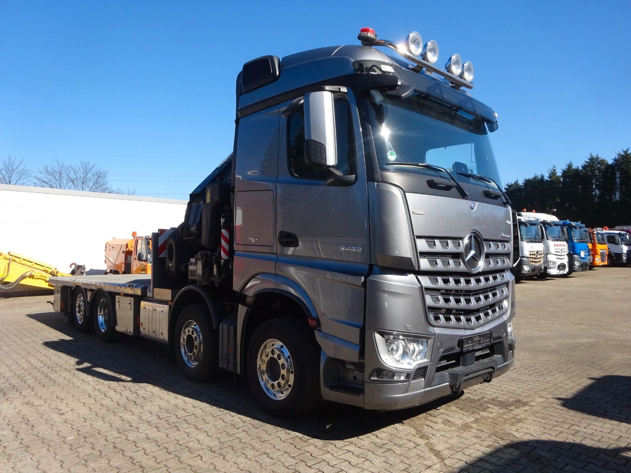 Новый Автоманипулятор, Грузовик бортовой/ Платформа Mercedes-Benz 3453  Plattform + Fassi F820 Kran  8x2 Mercedes-Benz 3453 FASSI F820 Kran 8x Hydr. Ausschub: фото 12
