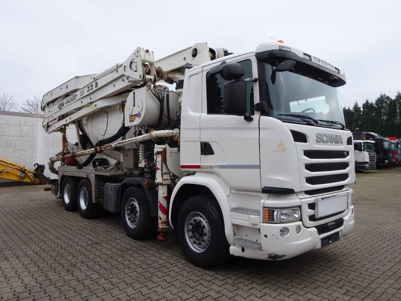 Scania PUMI CIFA 32 Meter 4 Knick. Scania PUMI CIFA 32 Meter 4 Knick. - Автобетононасос: фото 1 Scania PUMI CIFA 32 Meter 4 Knick. Scania PUMI CIFA 32 Meter 4 Knick. - Автобетононасос: фото 1