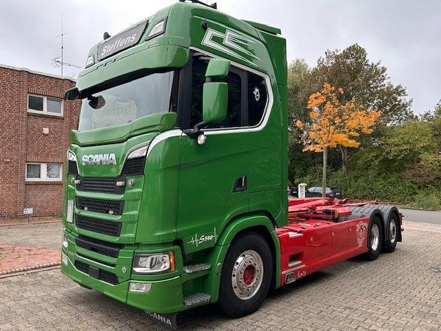 Scania S580 V8 MEILLER Abroller mit Lift+Lenkachse 6x2 - Крюковой мультилифт: фото 1 Scania S580 V8 MEILLER Abroller mit Lift+Lenkachse 6x2 - Крюковой мультилифт: фото 1