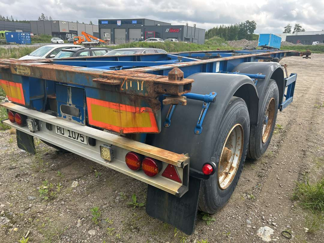 2004 Container henger TURBO`HOET CONTAINERSEMITRAILER EU-godkjent - Полуприцеп-контейнеровоз/ Сменный кузов: фото 3 2004 Container henger TURBO`HOET CONTAINERSEMITRAILER EU-godkjent - Полуприцеп-контейнеровоз/ Сменный кузов: фото 3
