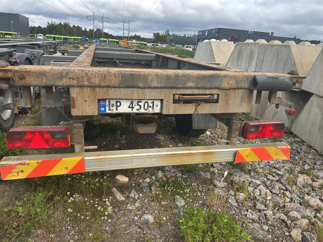 2008 Container henger TRACON CONT SEMI. EU-godkjent - Полуприцеп-контейнеровоз/ Сменный кузов: фото 5 2008 Container henger TRACON CONT SEMI. EU-godkjent - Полуприцеп-контейнеровоз/ Сменный кузов: фото 5