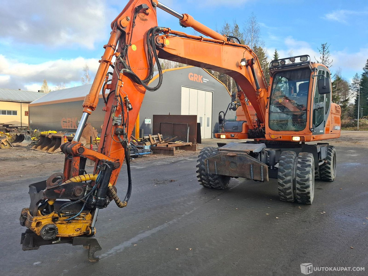 Doosan DX160W, 2009, Sonkajärvi - Колёсный экскаватор: фото 1 Doosan DX160W, 2009, Sonkajärvi - Колёсный экскаватор: фото 1