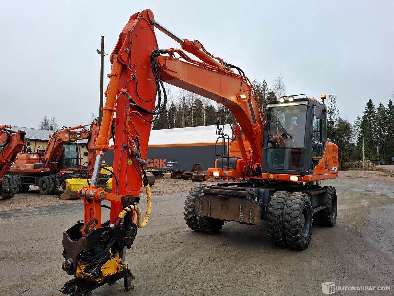Doosan DX160W-3, 2013, Sonkajärvi - Колёсный экскаватор: фото 1 Doosan DX160W-3, 2013, Sonkajärvi - Колёсный экскаватор: фото 1