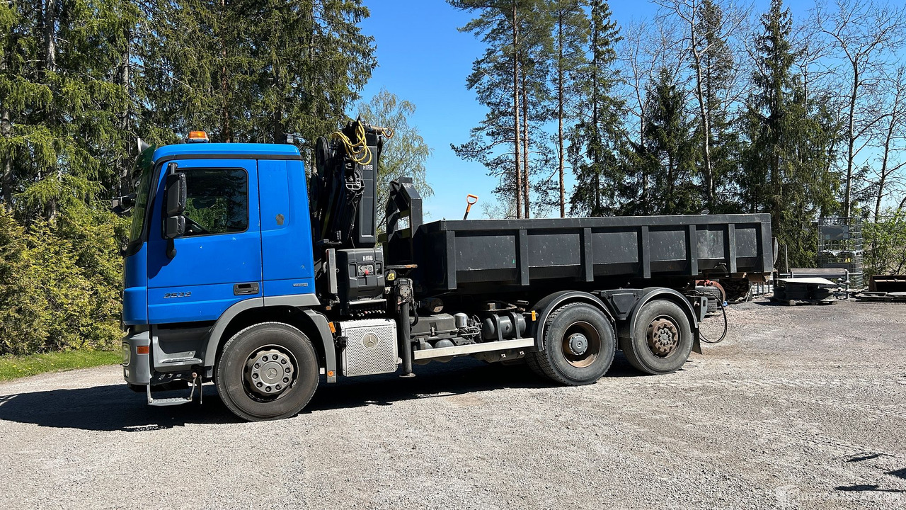 Крюковой мультилифт, Автоманипулятор Kuorma-auto Mercedes-Benz Actros 2532, vm. 2009, kympitetty pilkki ja vaijerilaitteet, Lieto: фото 14