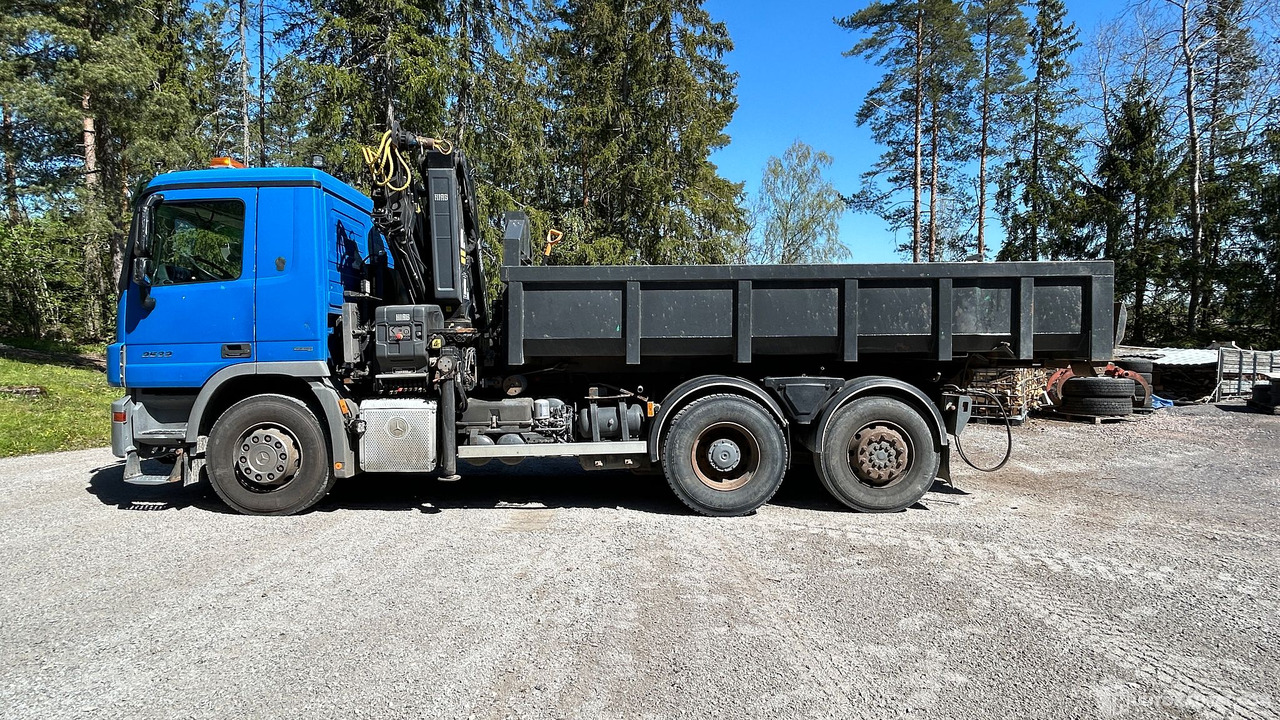 Крюковой мультилифт, Автоманипулятор Kuorma-auto Mercedes-Benz Actros 2532, vm. 2009, kympitetty pilkki ja vaijerilaitteet, Lieto: фото 13