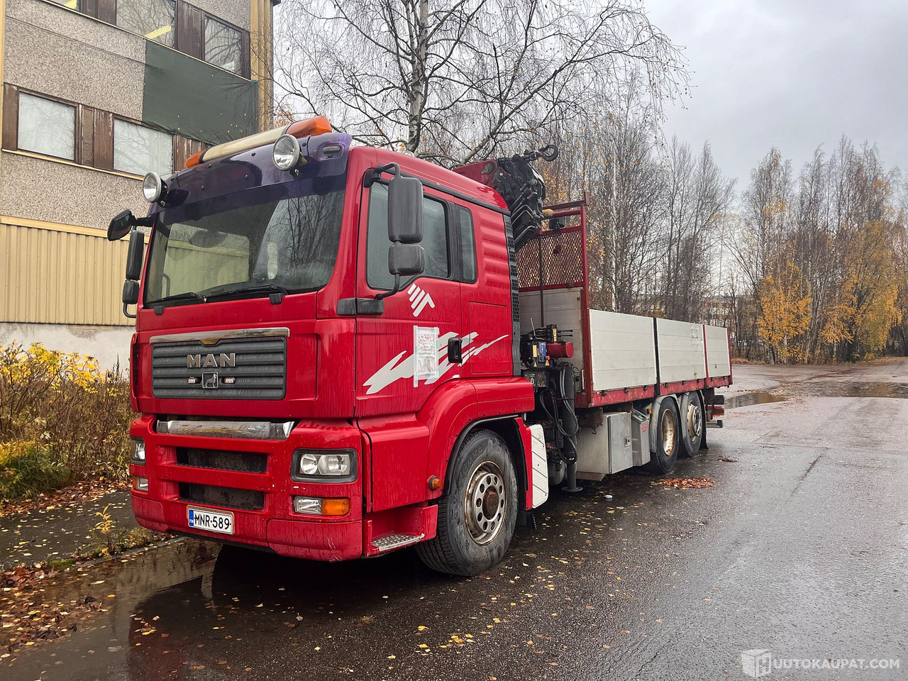 MAN TGA 26.400, kuorma-auto nosturilla, Nosturi kympitetty!, 2008, Helsinki - Грузовик бортовой/ Платформа, Автоманипулятор: фото 1 MAN TGA 26.400, kuorma-auto nosturilla, Nosturi kympitetty!, 2008, Helsinki - Грузовик бортовой/ Платформа, Автоманипулятор: фото 1