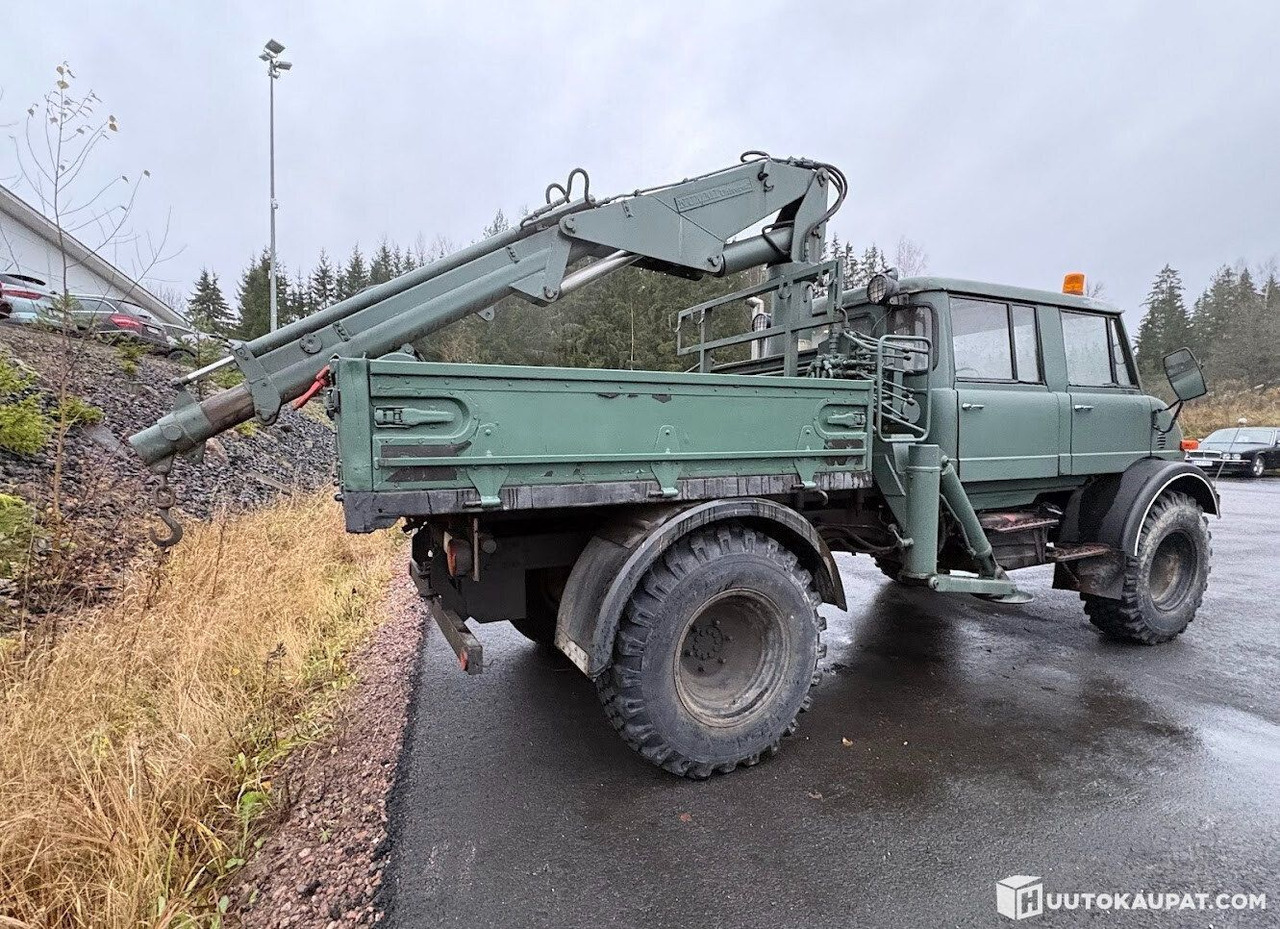 Mercedes-Benz UNIMOG, 5-seat cab, NUMMI crane, 1980, Vihti - Самосвал, Автоманипулятор: фото 4 Mercedes-Benz UNIMOG, 5-seat cab, NUMMI crane, 1980, Vihti - Самосвал, Автоманипулятор: фото 4