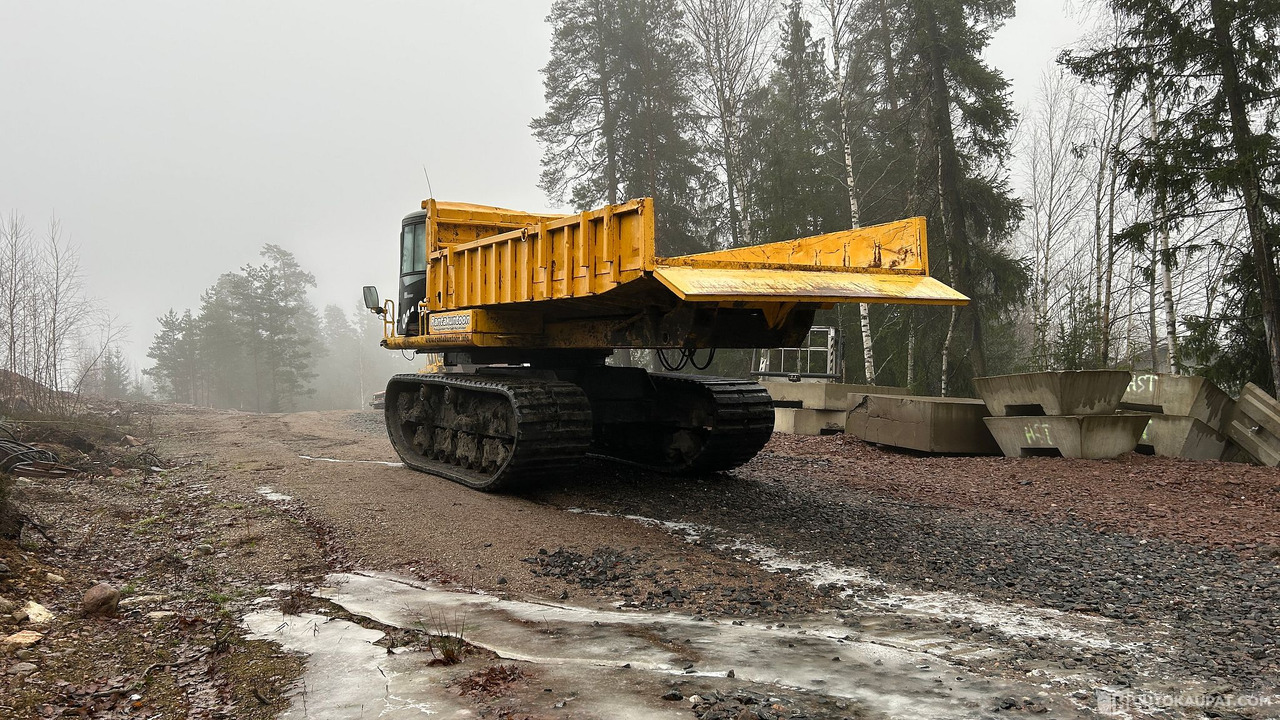 Строительная техника Dumpperi Komatsu CDR-110 irroitettavalla kumitela-alustalla, sekä tuppisovitteinen tukkinosturi kauhalla - Intexw, Lieto: фото 9