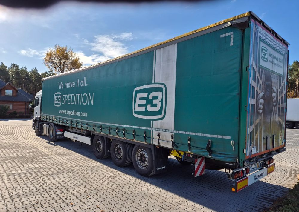 Krone BDE STANDARD PODNOSZONY DACH / z Niemiec PONADGABARYTY POSZERZANA OPONY 80% - Тентованный полуприцеп: фото 2 Krone BDE STANDARD PODNOSZONY DACH / z Niemiec PONADGABARYTY POSZERZANA OPONY 80% - Тентованный полуприцеп: фото 2