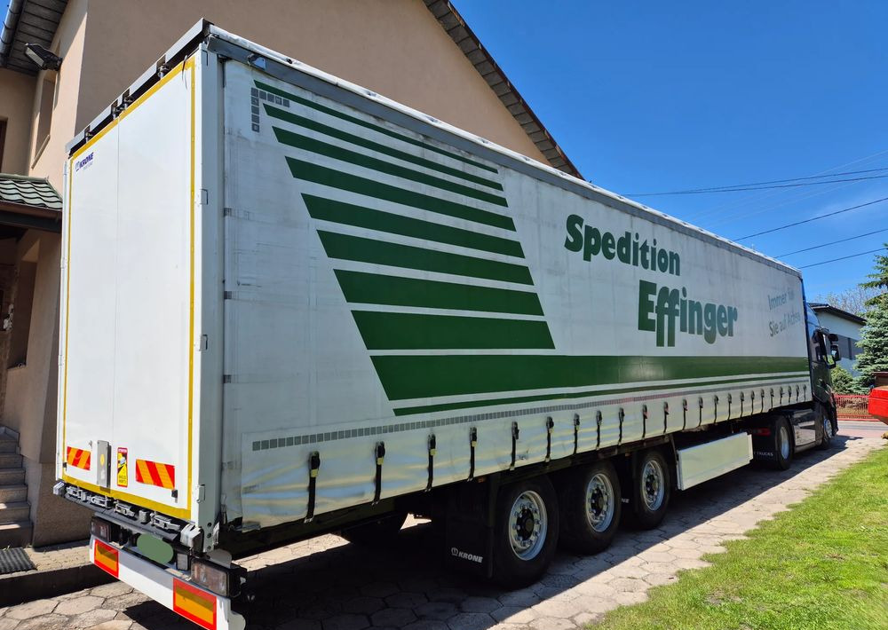 Krone BURTOWA BUDOWLANA VARIOS PÓŁMEGA 385/55 z Niemiec / ALUFELGI / stan bardzo dobry / PODNOSZONA OŚ I DACH / BPW firanka burto-firanka firana burtówka burto firanka - Тентованный полуприцеп: фото 1 Krone BURTOWA BUDOWLANA VARIOS PÓŁMEGA 385/55 z Niemiec / ALUFELGI / stan bardzo dobry / PODNOSZONA OŚ I DACH / BPW firanka burto-firanka firana burtówka burto firanka - Тентованный полуприцеп: фото 1