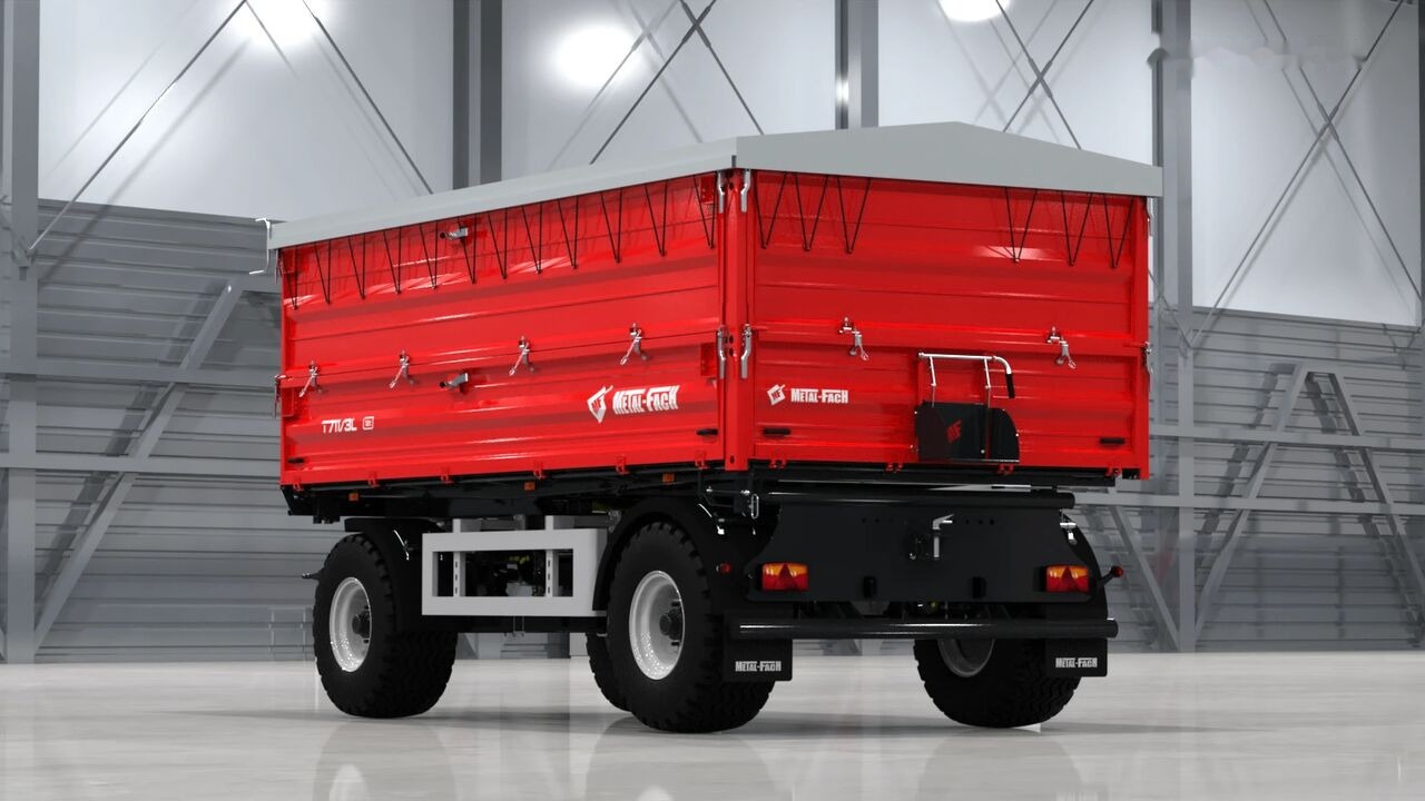 Metal-Fach T711/3L – 12t Long dwuosiowa - Сельскохозяйственный прицеп: фото 1 Metal-Fach T711/3L – 12t Long dwuosiowa - Сельскохозяйственный прицеп: фото 1