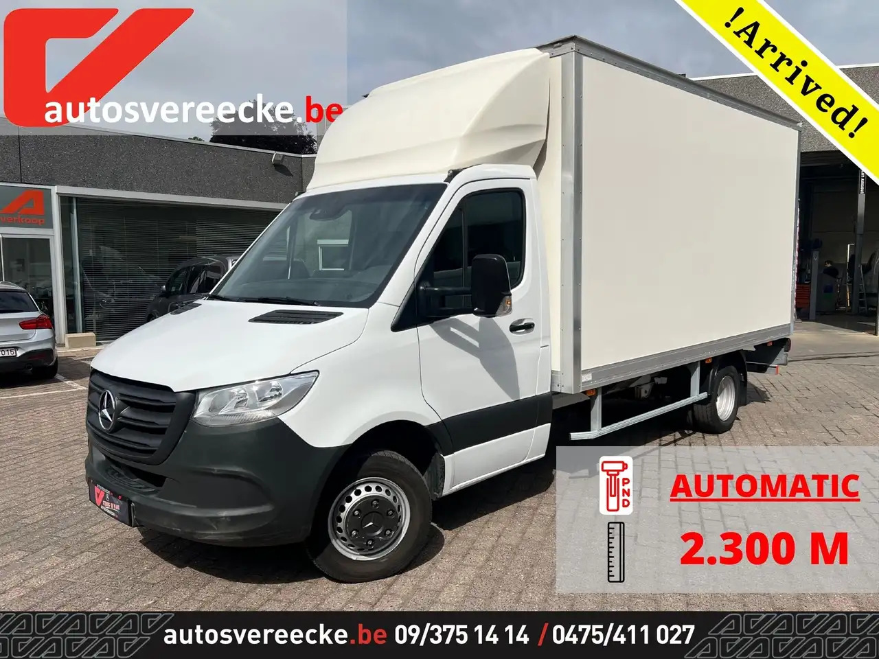 Mercedes-Benz Sprinter 515 KAST+LIFT + SPOILER (35.250ex) 2.300M - Фургон с закрытым кузовом: фото 1 Mercedes-Benz Sprinter 515 KAST+LIFT + SPOILER (35.250ex) 2.300M - Фургон с закрытым кузовом: фото 1