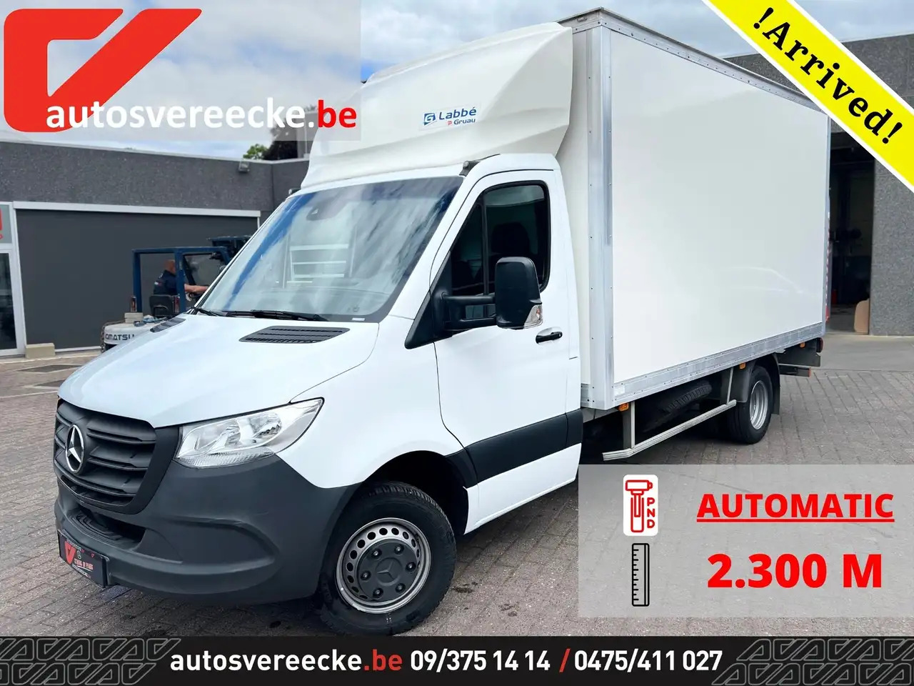 Mercedes-Benz Sprinter 515 KAST+LIFT + SPOILER (36.000ex) 2.300M - Фургон с закрытым кузовом: фото 1 Mercedes-Benz Sprinter 515 KAST+LIFT + SPOILER (36.000ex) 2.300M - Фургон с закрытым кузовом: фото 1