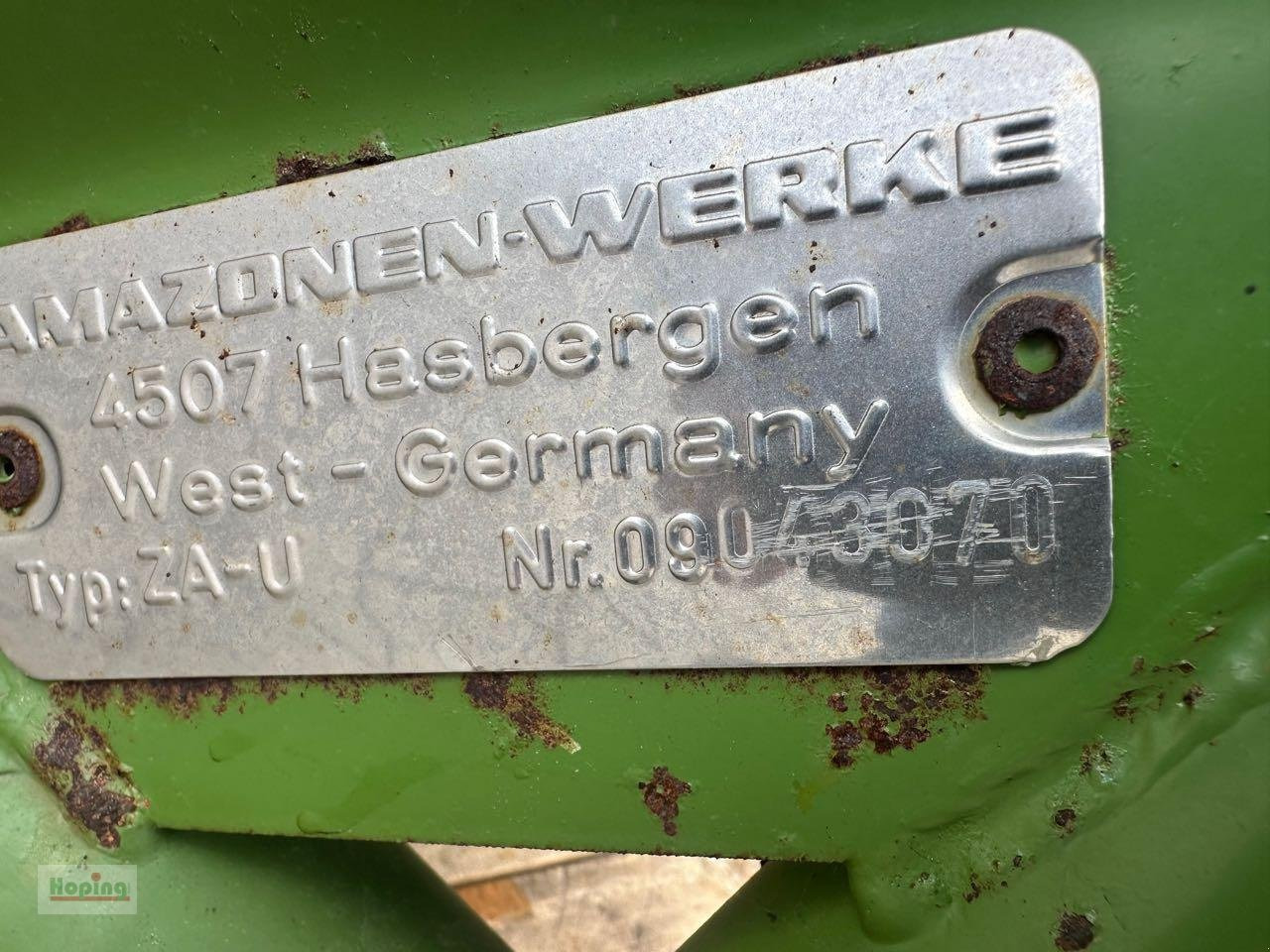 Разбрасыватель удобрений Amazone ZA-U 1001: фото 9 Разбрасыватель удобрений Amazone ZA-U 1001: фото 9