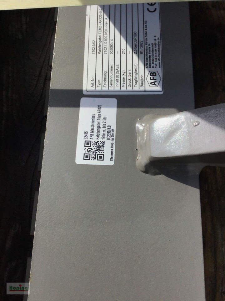 Atlas 120mm, bis 2,5to - Навесное оборудование для Строительной техники: фото 3 Atlas 120mm, bis 2,5to - Навесное оборудование для Строительной техники: фото 3