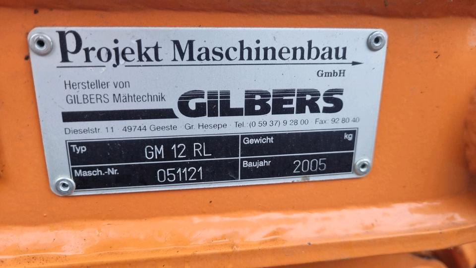 Манипуляторная косилка Gilbers GM 12 RL Randstreifenmäher Böschungsmulcher Böschungsmäher Seitenmulcher Mähausleger Dücker Mulag: фото 8