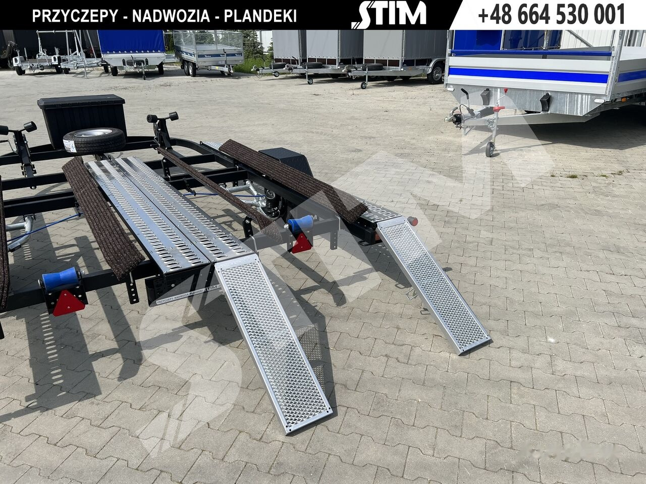 Новый Лодочный прицеп Stim L21-SWQ/1300 vr. B 2x skuter lub 2 x quad lub skuter i quad: фото 19