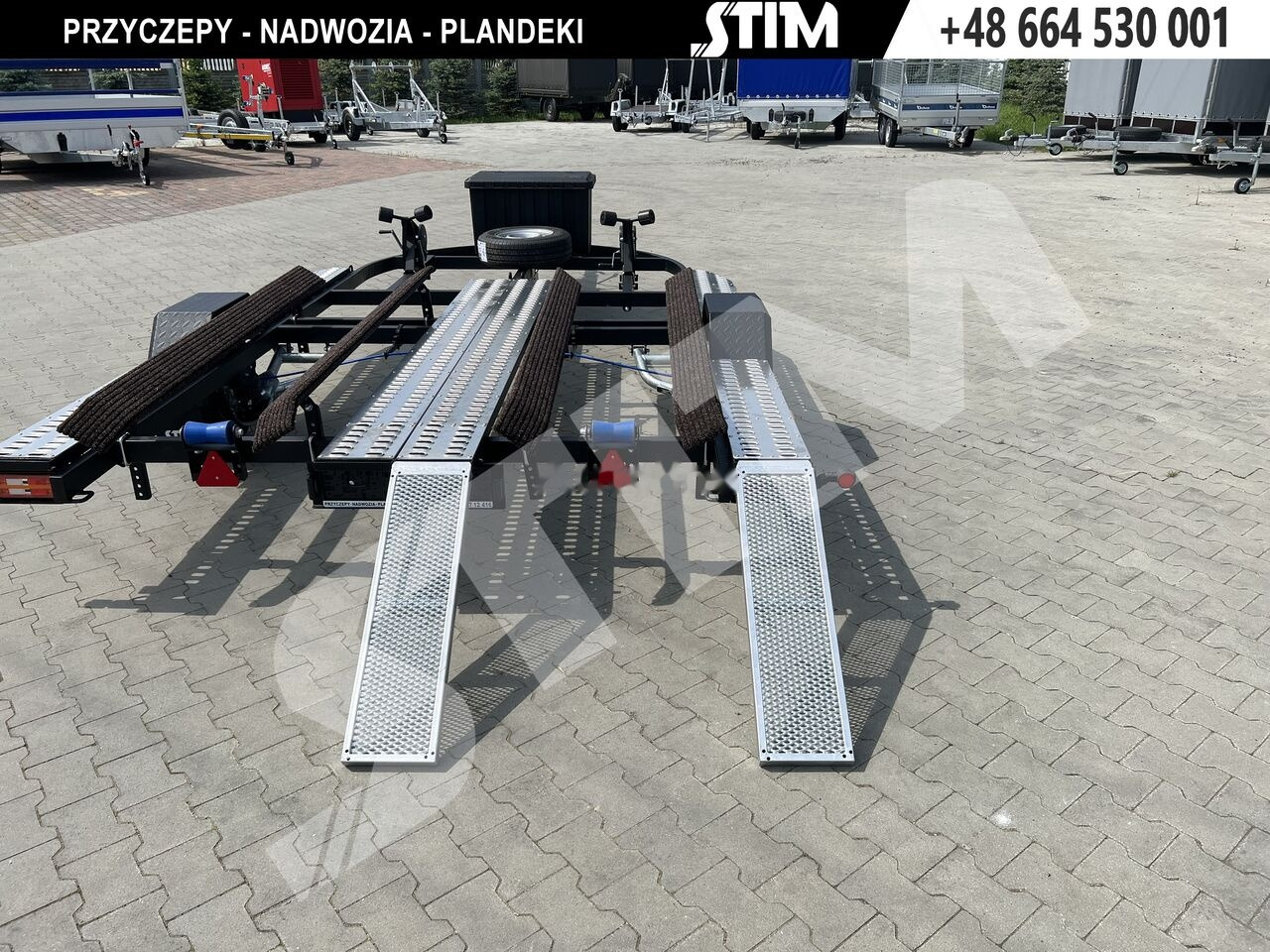 Новый Лодочный прицеп Stim L21-SWQ/1300 vr. B 2x skuter lub 2 x quad lub skuter i quad: фото 20