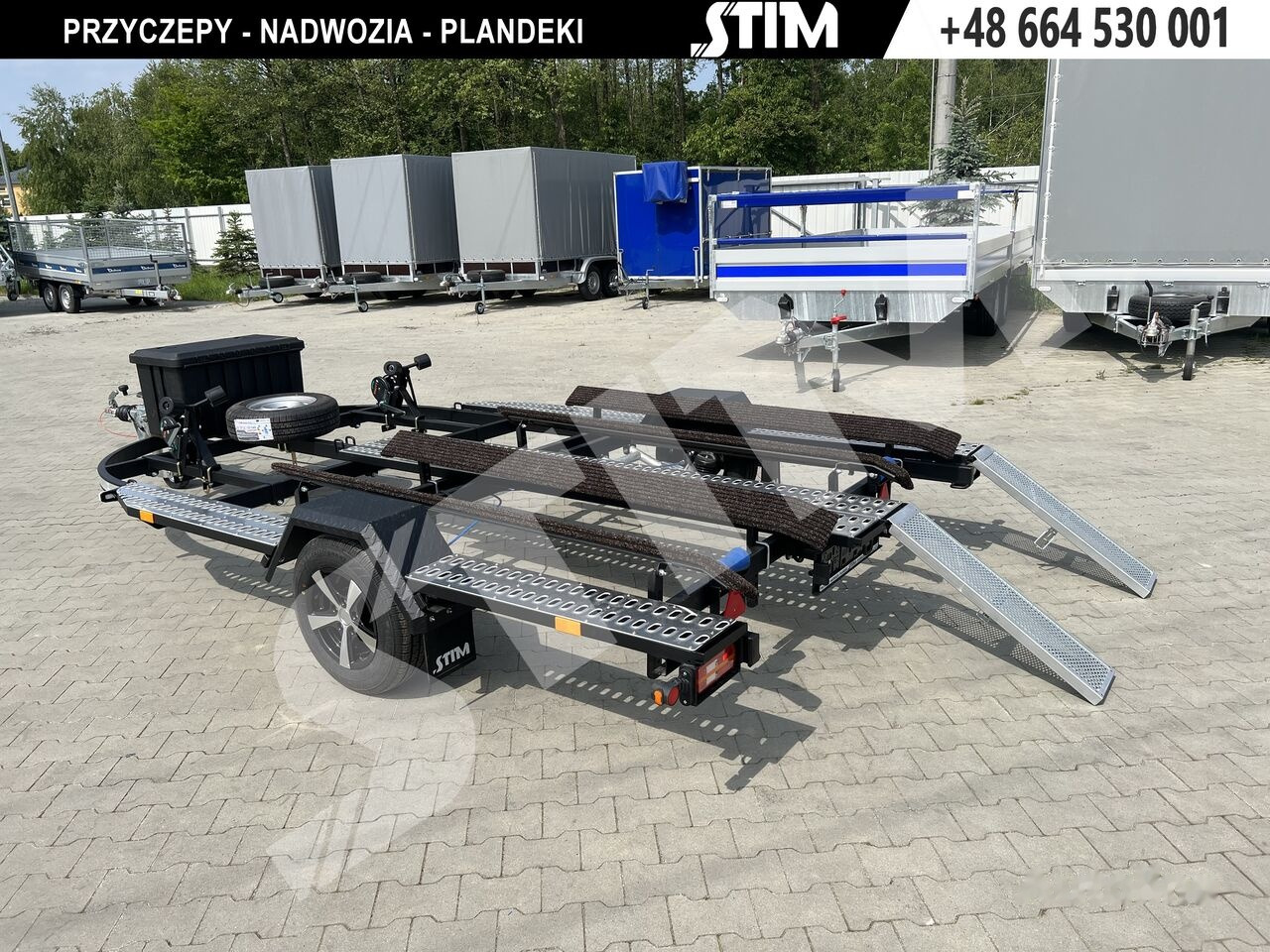 Новый Лодочный прицеп Stim L21-SWQ/1300 vr. B 2x skuter lub 2 x quad lub skuter i quad: фото 22