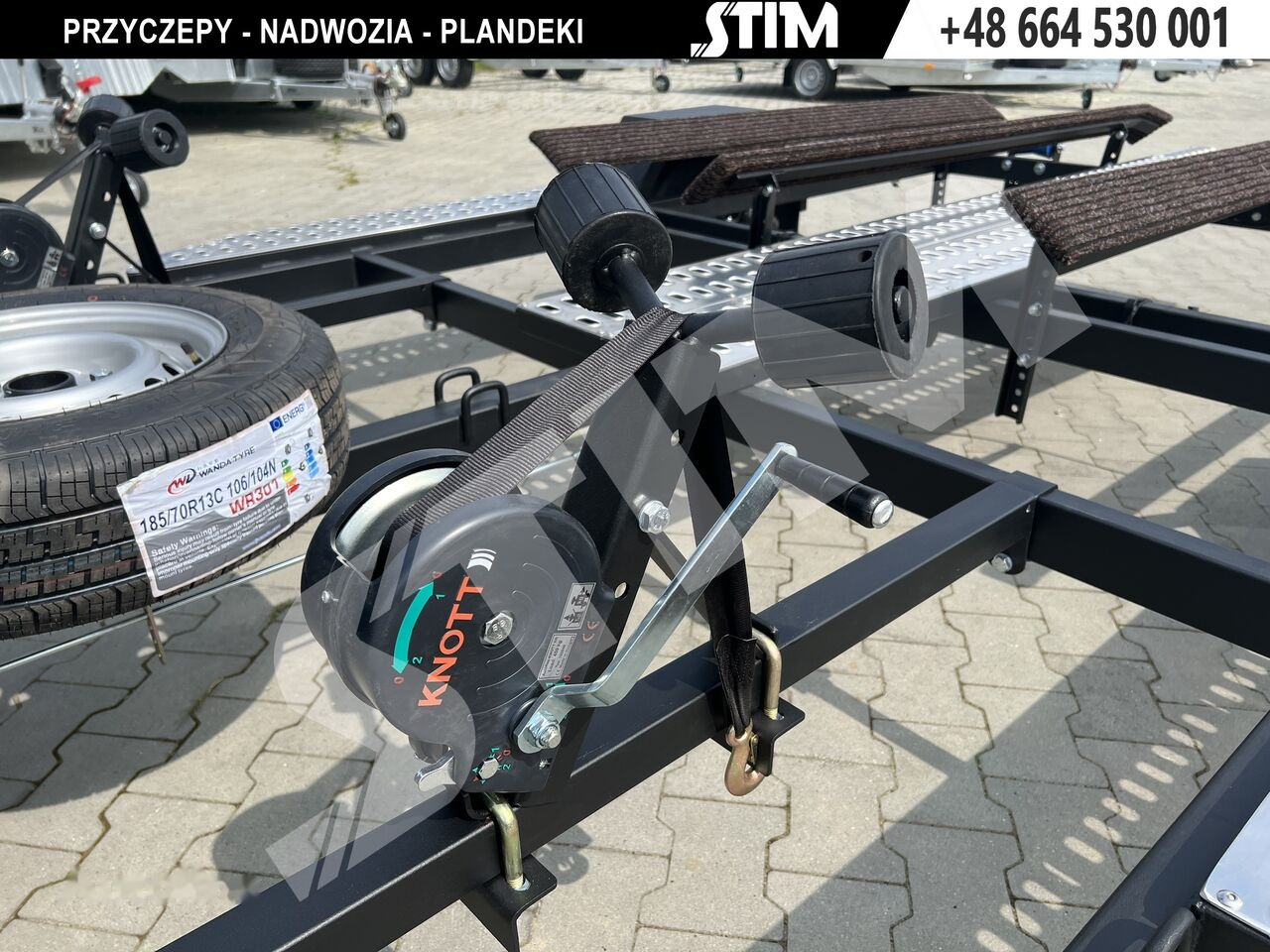 Новый Лодочный прицеп Stim L21-SWQ/1300 vr. B 2x skuter lub 2 x quad lub skuter i quad: фото 11