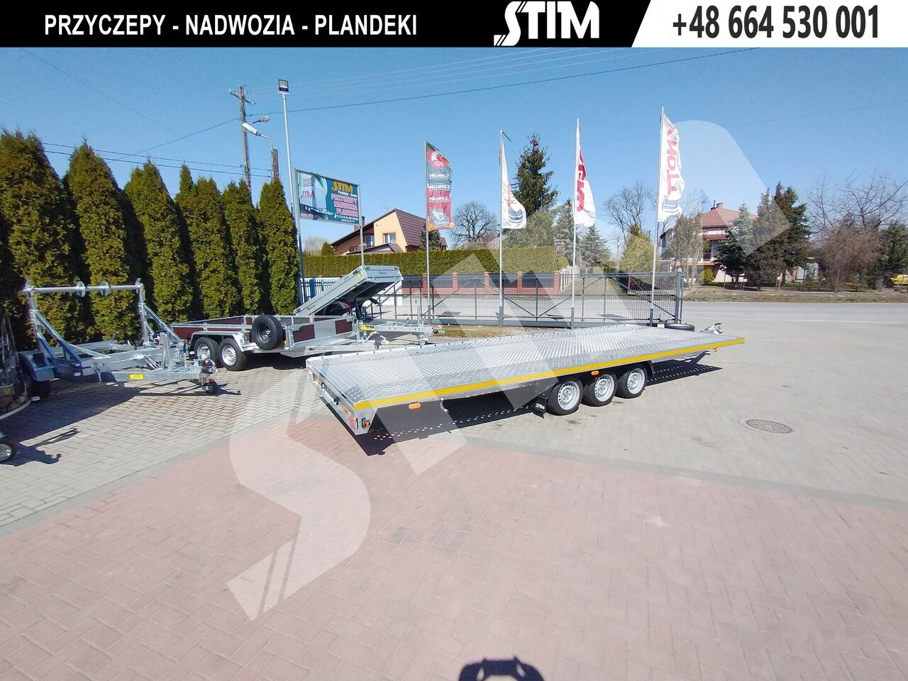 Stim L23/PP-TP/65-35S, wypełnienie środka, szerokość 230cm - Прицеп-автовоз: фото 3 Stim L23/PP-TP/65-35S, wypełnienie środka, szerokość 230cm - Прицеп-автовоз: фото 3