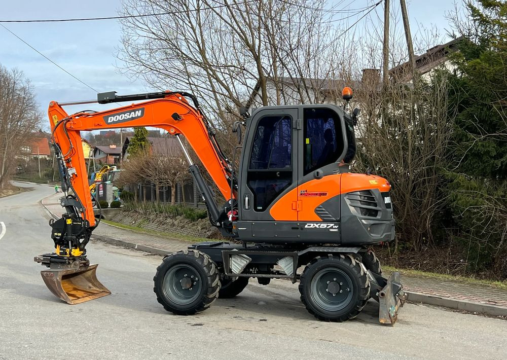 Колёсный экскаватор Doosan DOOSAN DX57W *ROTOTILT* 2200 Motogodzin JAK NOWA KOPARKA KOŁOWA STAN PERFEKCYJNY SPROWADZONA: фото 20