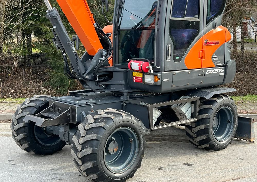 Колёсный экскаватор Doosan DOOSAN DX57W *ROTOTILT* 2200 Motogodzin JAK NOWA KOPARKA KOŁOWA STAN PERFEKCYJNY SPROWADZONA: фото 16