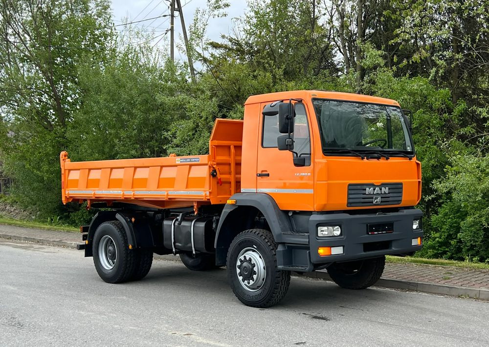 MAN * LE 280 B * MAN * 4x4 * Kiper Wywrotka x3 * Meiller * Sprowadzony * Stan Perfekcyjny * - Самосвал: фото 2 MAN * LE 280 B * MAN * 4x4 * Kiper Wywrotka x3 * Meiller * Sprowadzony * Stan Perfekcyjny * - Самосвал: фото 2