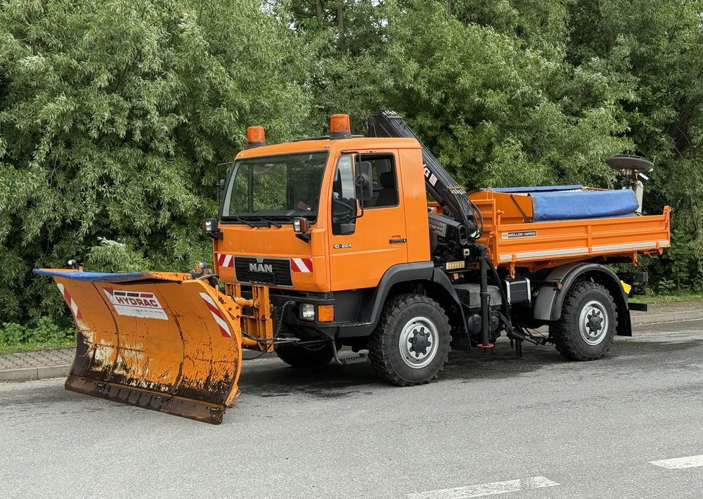 MAN * MAN LE 10.220 *Kiper Wywrotka * 4x4 * Pług Piaskarka * Zimowe Utrzymanie * Sprowadzony * HDS MKG * - Самосвал: фото 2 MAN * MAN LE 10.220 *Kiper Wywrotka * 4x4 * Pług Piaskarka * Zimowe Utrzymanie * Sprowadzony * HDS MKG * - Самосвал: фото 2