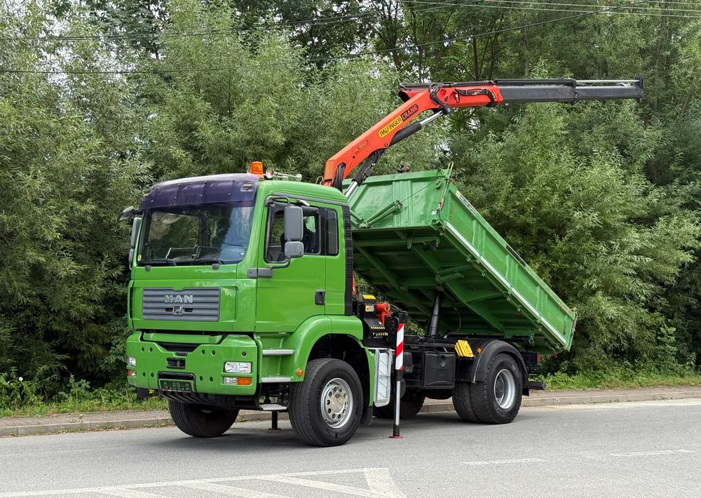 MAN * MAN TGA 18-360 * Kiper Wywrotka * 4x2 * Kran Palfinger PK 9501 Sprowadzony - Самосвал: фото 1 MAN * MAN TGA 18-360 * Kiper Wywrotka * 4x2 * Kran Palfinger PK 9501 Sprowadzony - Самосвал: фото 1