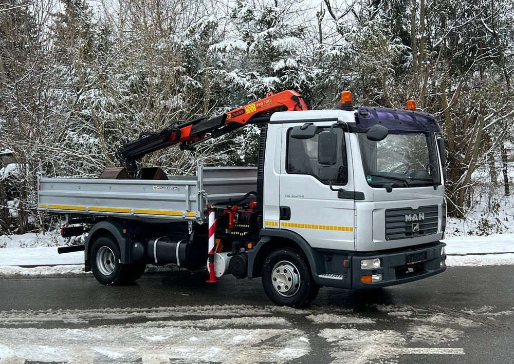 MAN MAN TGL 12-240 Kiper Wywrotka 4x2 Kran PALFINGER PK 12500 BARDZO DOBRY STAN - Самосвал: фото 2 MAN MAN TGL 12-240 Kiper Wywrotka 4x2 Kran PALFINGER PK 12500 BARDZO DOBRY STAN - Самосвал: фото 2