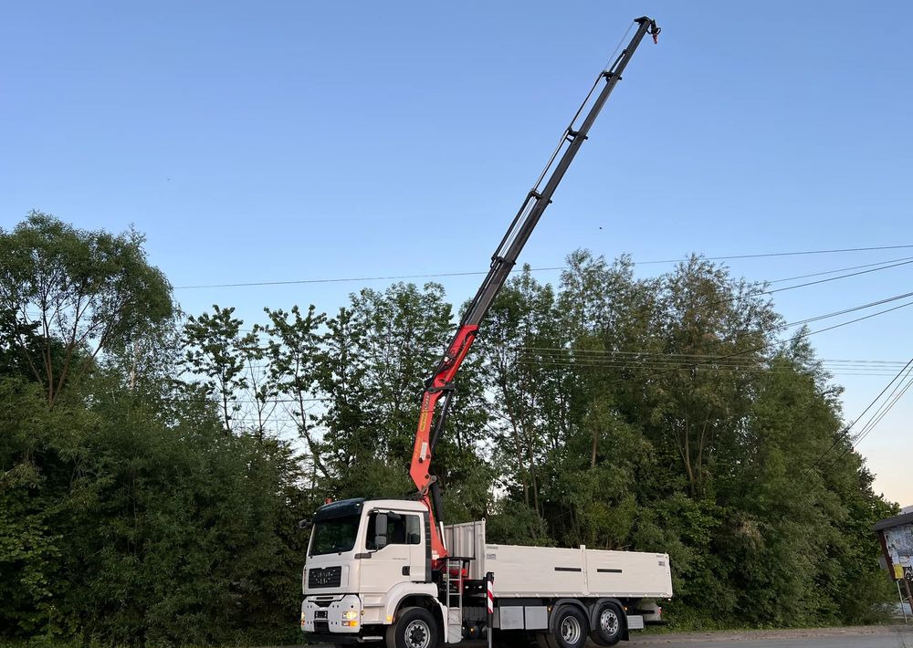 Автоманипулятор, Грузовик бортовой/ Платформа MAN * TGA 26-440 * 4x6 Hydrodrive * HDS Palfinger PK 20002 * Bardzo Dobry Stan: фото 14