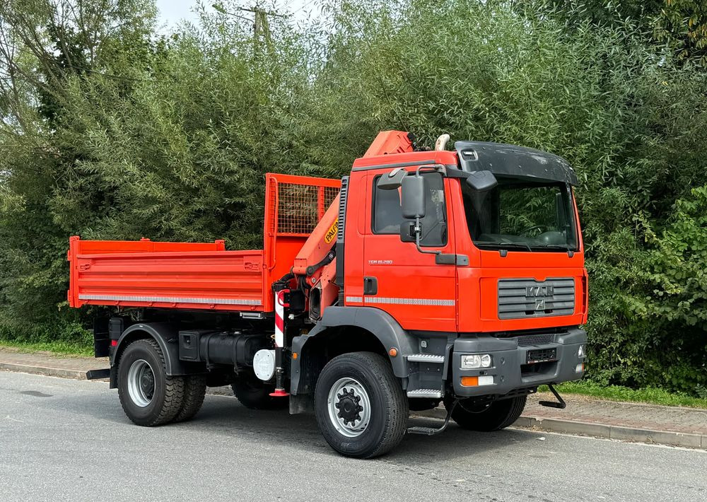 MAN * TGM 18-280 MAN 4x4 HDS Palfinger PK10500 * Kiper Wywrotka * Bardzo Dobry Stan - Самосвал: фото 2 MAN * TGM 18-280 MAN 4x4 HDS Palfinger PK10500 * Kiper Wywrotka * Bardzo Dobry Stan - Самосвал: фото 2