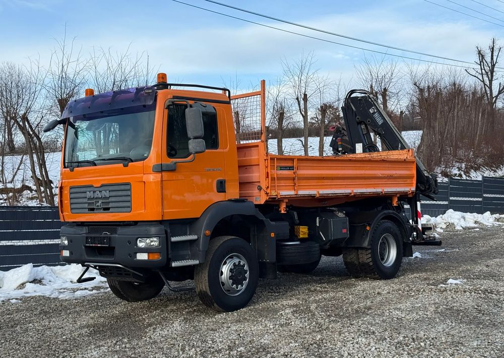 MAN * TGM 18-330 MAN 4x4 HDS Hiab 122 * Kiper Wywrotka * Bardzo Dobry Stan - Самосвал: фото 2 MAN * TGM 18-330 MAN 4x4 HDS Hiab 122 * Kiper Wywrotka * Bardzo Dobry Stan - Самосвал: фото 2