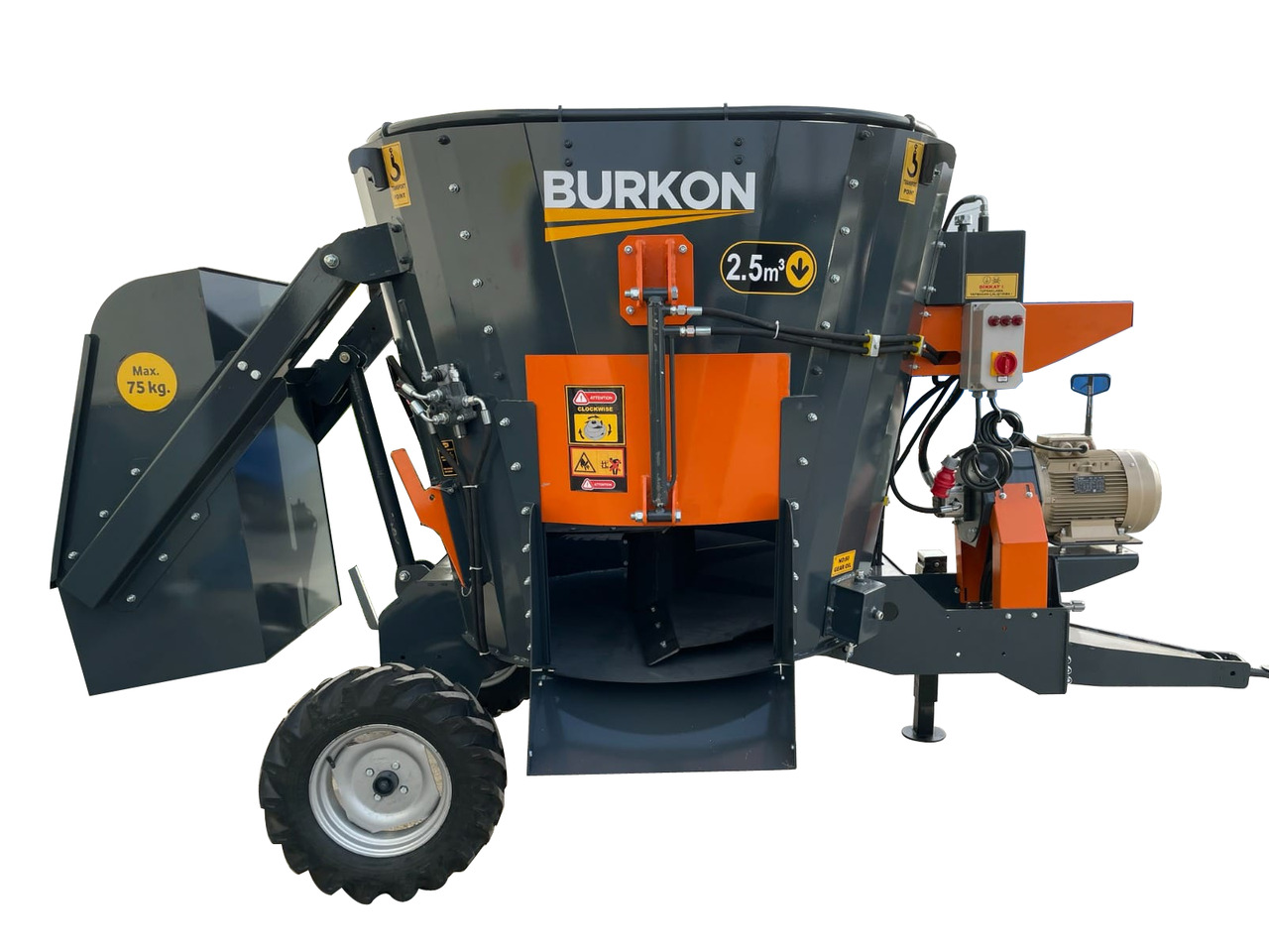 Burkon 2.5m3 Çekilir (380V) Dikey Yem Karma Makinesi ( BK-F250 ) - Кормораздатчик: фото 1 Burkon 2.5m3 Çekilir (380V) Dikey Yem Karma Makinesi ( BK-F250 ) - Кормораздатчик: фото 1