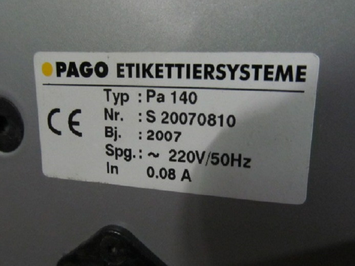 AUTO.ETIKETTENSPENDER PAGO 140 - Печатное оборудование: фото 4 AUTO.ETIKETTENSPENDER PAGO 140 - Печатное оборудование: фото 4