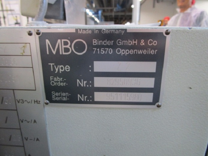 MOBILES FALZSCHWERT MBO Z2 - Фальцовщик: фото 3 MOBILES FALZSCHWERT MBO Z2 - Фальцовщик: фото 3