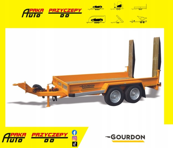 PRZYCZEPA DO MINIKOPAREK GOURDON VPR 350 / GOURDON VPR 350 TRAILER FOR MINI EXCAVATORS - Прицеп для спецтехники: фото 1 PRZYCZEPA DO MINIKOPAREK GOURDON VPR 350 / GOURDON VPR 350 TRAILER FOR MINI EXCAVATORS - Прицеп для спецтехники: фото 1