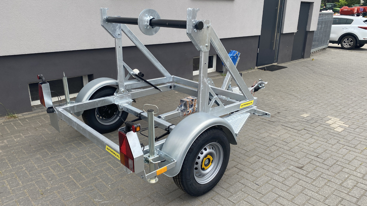 PRZYCZEPA KABLOWA POD BĘBEN KABLOWY ŚWIATŁOWÓD / CABLE TRAILER FOR FIBER OPTIC CABLE DRUM - Кабельный транспортер: фото 5 PRZYCZEPA KABLOWA POD BĘBEN KABLOWY ŚWIATŁOWÓD / CABLE TRAILER FOR FIBER OPTIC CABLE DRUM - Кабельный транспортер: фото 5