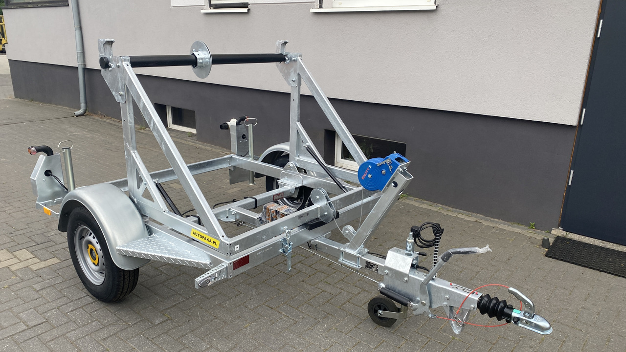 PRZYCZEPA KABLOWA POD BĘBEN KABLOWY ŚWIATŁOWÓD / CABLE TRAILER FOR FIBER OPTIC CABLE DRUM - Кабельный транспортер: фото 2 PRZYCZEPA KABLOWA POD BĘBEN KABLOWY ŚWIATŁOWÓD / CABLE TRAILER FOR FIBER OPTIC CABLE DRUM - Кабельный транспортер: фото 2