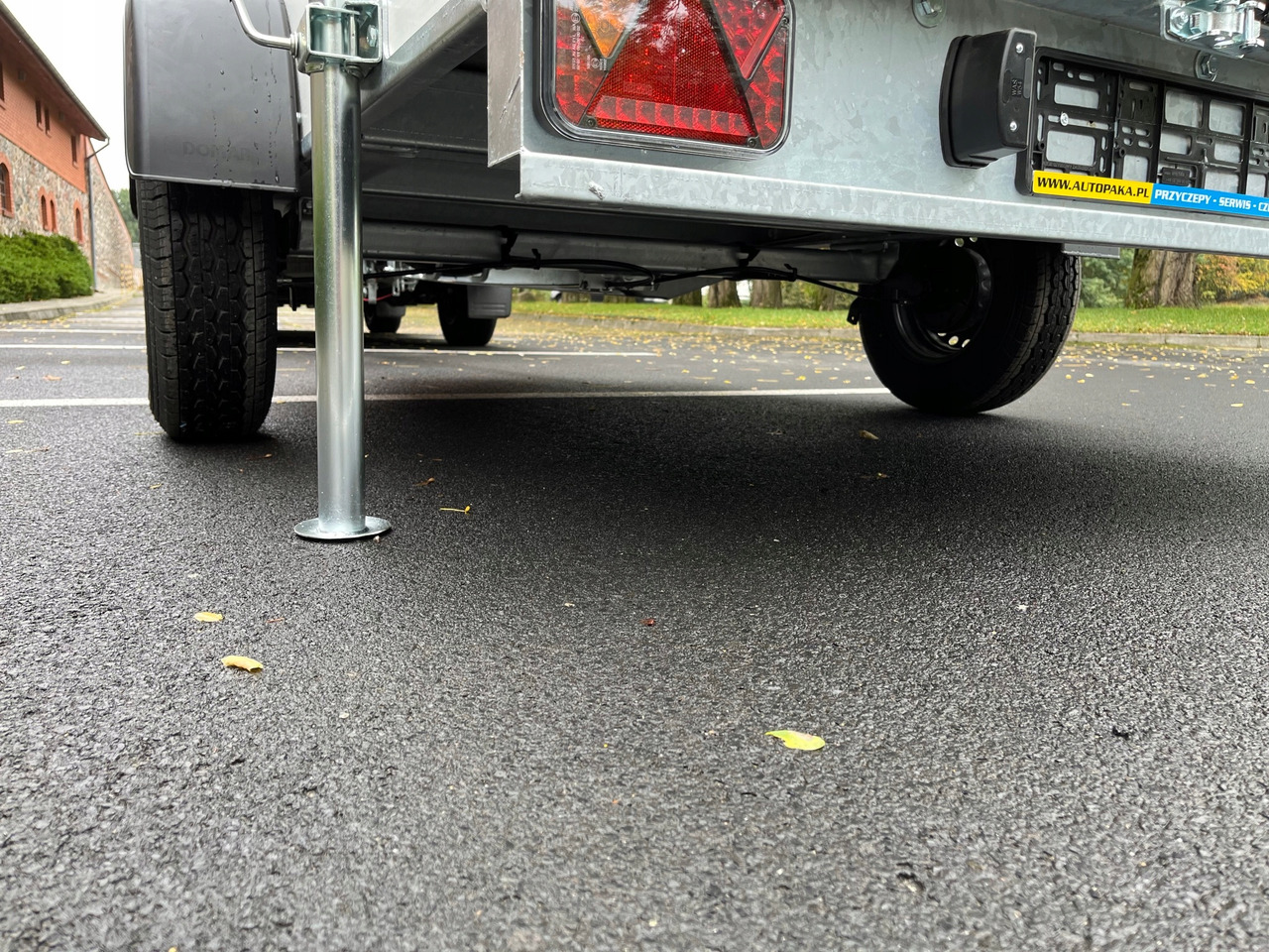 Новый Прицеп-фургон PRZYCZEPA KONTENER CARGO BOX 2,6 x 1,5 ZABUDOWANA / CARGO CONTAINER TRAILER BOX 2.6 x 1.5 ENCLOSED: фото 11