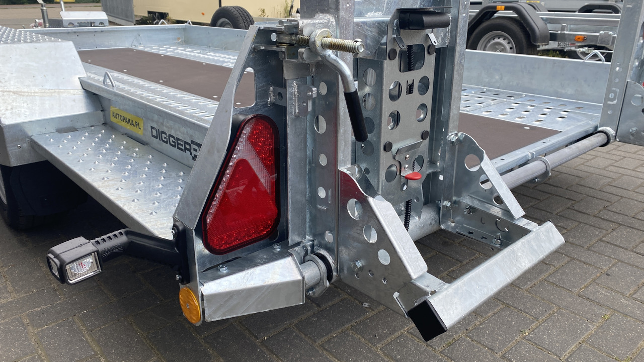 PRZYCZEPA LAWETA DO MINIKOPARKI BUDOWLANA 280x130 CM, DMC 2700 / CONSTRUCTION MINI EXCAVATOR TRANSPORTER TRAILER 280x130 CM, DMC 2700 KG - Прицеп для спецтехники: фото 2 PRZYCZEPA LAWETA DO MINIKOPARKI BUDOWLANA 280x130 CM, DMC 2700 / CONSTRUCTION MINI EXCAVATOR TRANSPORTER TRAILER 280x130 CM, DMC 2700 KG - Прицеп для спецтехники: фото 2