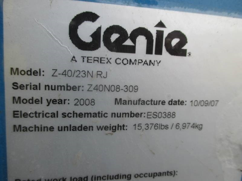 Коленчатый подъемник Genie Z 40/23 N RJ: фото 14