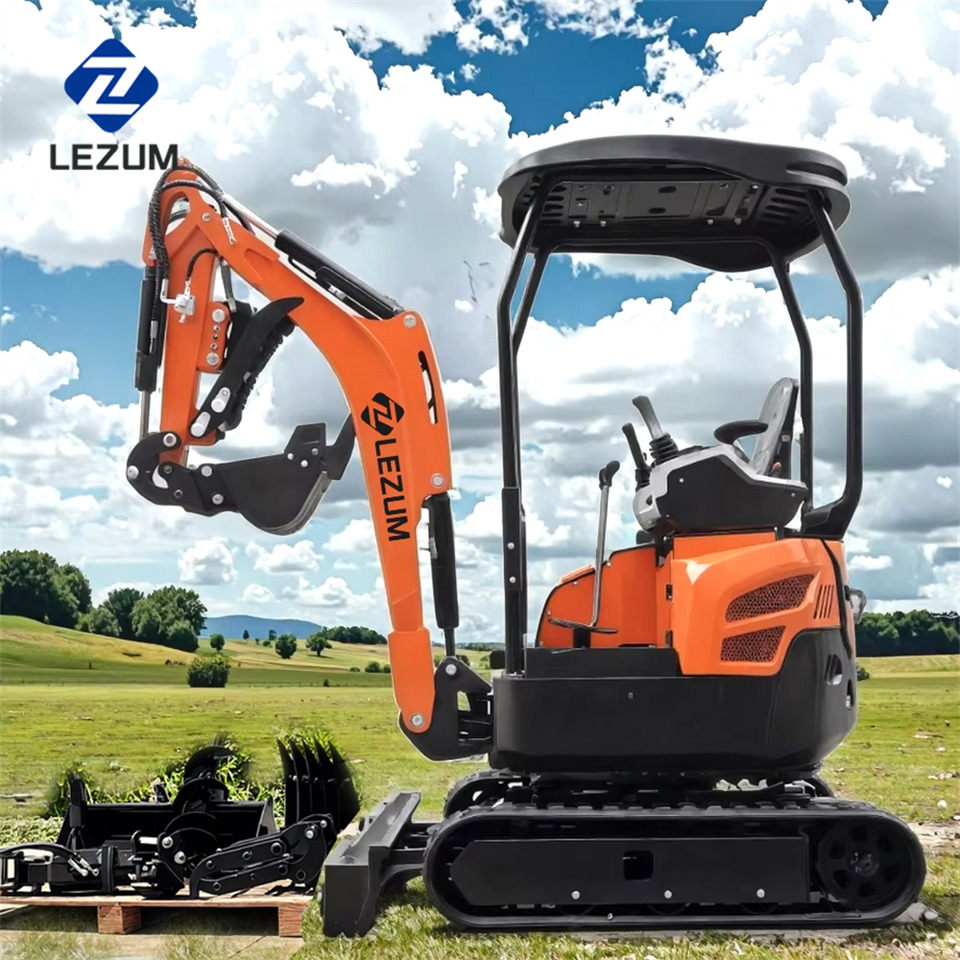 LEZUM DY18 Mini Excavator Digger Miniexcavadora EPA Kubota Engine Mini Excavator For Sale With Mini Excavator Attachment Set - Гусеничный экскаватор: фото 3 LEZUM DY18 Mini Excavator Digger Miniexcavadora EPA Kubota Engine Mini Excavator For Sale With Mini Excavator Attachment Set - Гусеничный экскаватор: фото 3