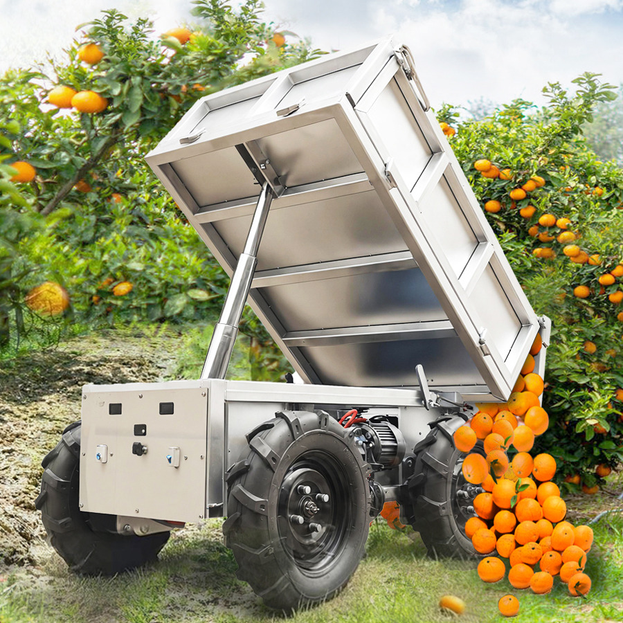 LEZUM Electric Remote Control Transporter Agricultural Orchard Farm Electric Utv Material Handling Equipment All Terrain Transport Vehicle - Сельскохозяйственный прицеп-самосвал: фото 4 LEZUM Electric Remote Control Transporter Agricultural Orchard Farm Electric Utv Material Handling Equipment All Terrain Transport Vehicle - Сельскохозяйственный прицеп-самосвал: фото 4