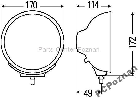 Hella HALOGEN LED HELLA LUMINATOR COMPACT CHROMIUM CELIS 1517076 - Передняя фара: фото 2 Hella HALOGEN LED HELLA LUMINATOR COMPACT CHROMIUM CELIS 1517076 - Передняя фара: фото 2