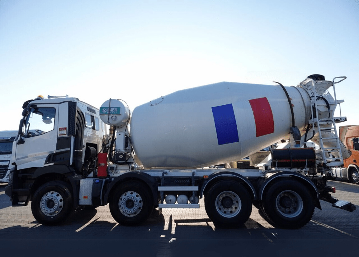 Renault C 430 8×4 Beton Mixer 9m3, TOP !!! - Автобетоносмеситель: фото 4 Renault C 430 8×4 Beton Mixer 9m3, TOP !!! - Автобетоносмеситель: фото 4